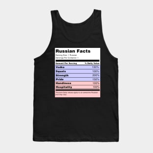 Russian Facts Tank Top